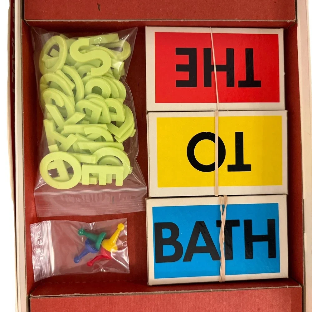 Scrabble Alphabet Game Selchow & Righter No 15 Vintage 1972 Board Game Complete‎